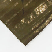 常緑樹林 |オレゴン海岸 フリースブランケット (角)