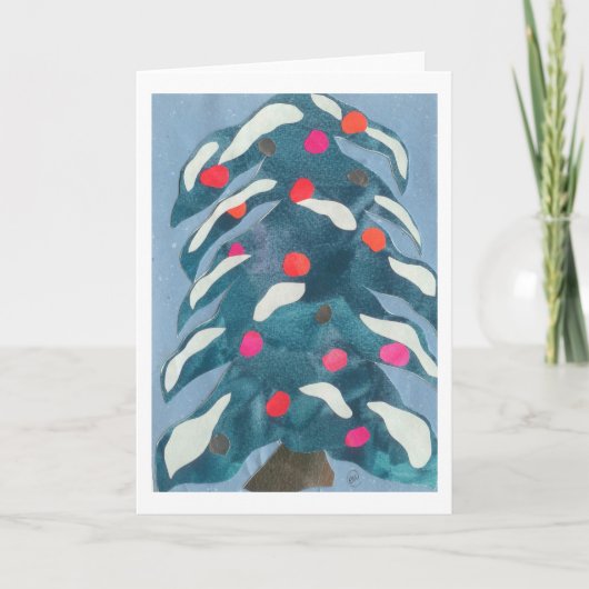 常緑樹 カード (正面)