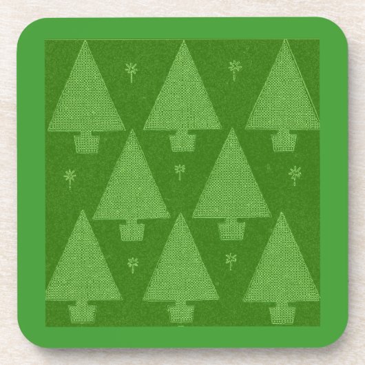 常緑樹 コースター (正面)