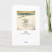 常緑樹 シーズンカード (裏面)