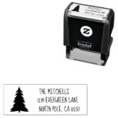 常緑樹 セルフインキングスタンプ (インサイチュ)