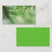 常緑樹 名刺 (正面/裏面)