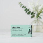 常緑樹 |緑のテクスチャ背景 名刺 (スタンド正面)