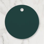 常緑樹 | Mint to パーソナライズされた Be結婚's フェイバータグ (裏面)