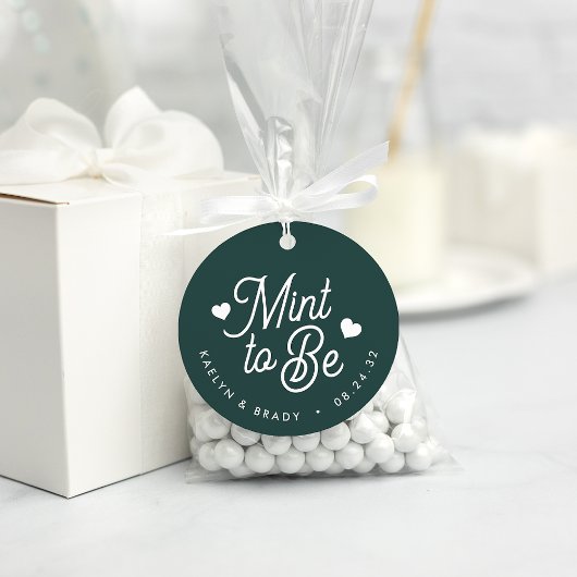 常緑樹 | Mint to パーソナライズされた Be結婚's フェイバータグ