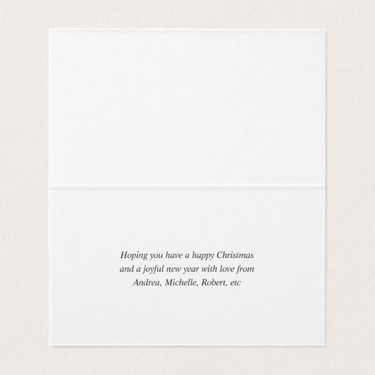 常緑 - 冬の木々の中でクリスマスの写真 (内部フラット)