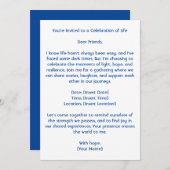 常習的な招待 招待状 (正面/裏面)