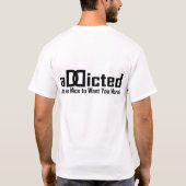 常習者のワイシャツ(十字) Tシャツ (裏面)