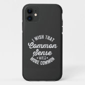 常識がもっと一般的だったらいいのにと思う Case-Mate iPhoneケース (裏面)