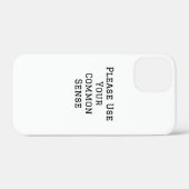 常識で考えてください Case-Mate iPhoneケース (裏面 (横))