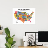 常識によればアメリカ本土 ポスター (ホームオフィス)