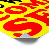 常識に反したポスタおもしろいーサイン ポスター (角)