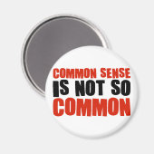 常識はそれほど一般的ではない マグネット (正面/裏面)