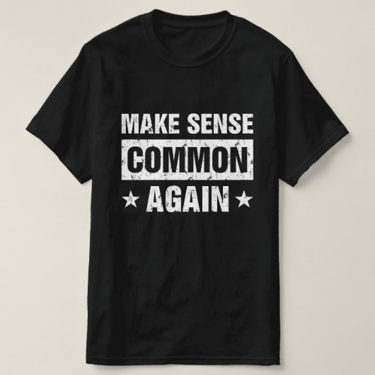 常識を再び変える Tシャツ (デザイン正面)
