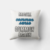 常識を再び普及させる クッション (裏面)