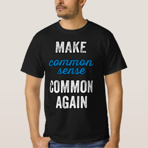 常識を再び普及させる Tシャツ