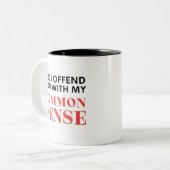 常識 ツートーンマグカップ (正面左)