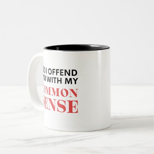 常識 ツートーンマグカップ (正面左)