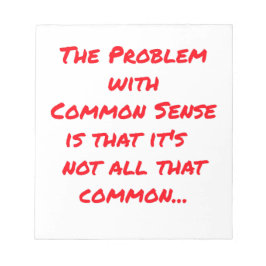 「常識」 ノートパッド