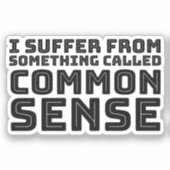 常識 – ロジックユーモア シール (正面)