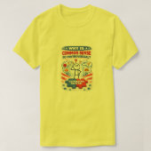 常識 (8a) tシャツ (デザイン正面)