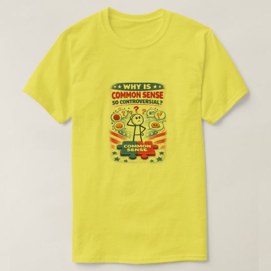 常識 (8a) tシャツ (デザイン正面)