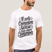 常識 Tシャツ (正面)