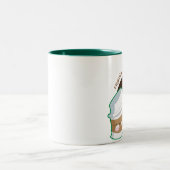 常連かDecafか。 ツートーンマグカップ (中央)