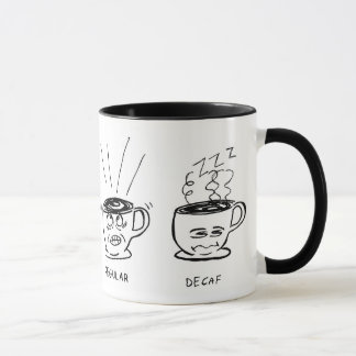 常連またはDecafの漫画のコーヒー・マグ マグカップ