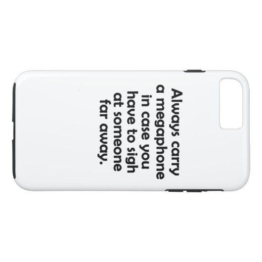 常運にメガホン Case-Mate iPhoneケース (裏面(横))