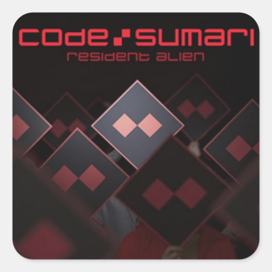 常駐エイリアンシール スクエアシール (正面)