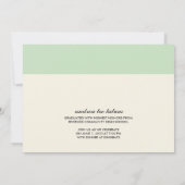 {帽子あなたに}卒業の招待 招待状 (裏面)