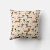 帽子おもしろいとセーターのダックスシャント クッション (裏面)