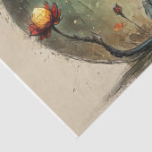 帽子おもしろい付き猫 – デコパージュ –  薄葉紙 (詳細)