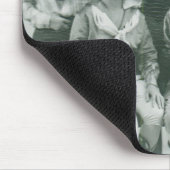 帽子およびサッシュの6人の女性のカーボーイ マウスパッド (コーナー)