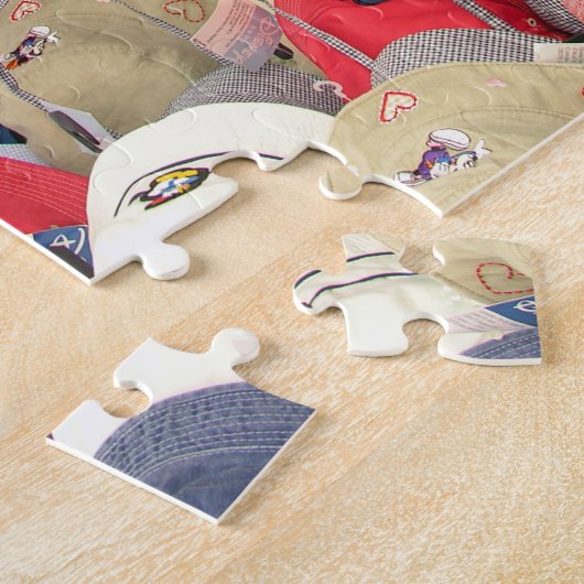 帽子および帽子の目の伝染性のジグソーパズル ジグソーパズル (側面)