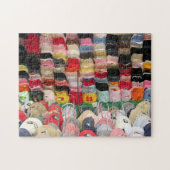 帽子および帽子の目の伝染性のジグソーパズル ジグソーパズル (横)