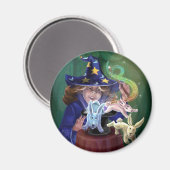 帽子からうさぎを引っ張る魔術師 マグネット (正面/裏面)