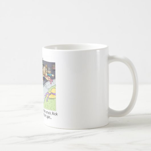 帽子がおもしろいギフトT&収集品 コーヒーマグカップ (右)