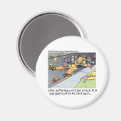 帽子がおもしろいギフトT&収集品 マグネット (正面/裏面)