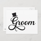 帽子でグルーミング、ワードアート文字デザイン ポストカード (正面/裏面)