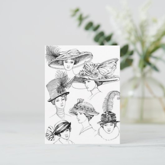 帽子とその他の帽子 ポストカード (スタンド正面)