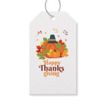 帽子とで感謝祭のパンプキ葉ン