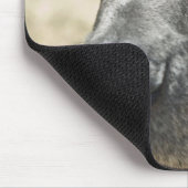 帽子とサングラスを着たグレート・ダン マウスパッド (コーナー)