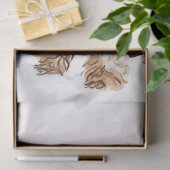 帽子とスカーフの切り離しの冬のラブラドール 薄葉紙 (ギフト)