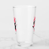 帽子とスカーフを身に着けたクリスマスペンギン タンブラーグラス (左)