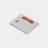 帽子とダルマ絵画ーチ ポストイット (アングル)