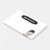 帽子とダルマ絵画ーチ ポストイット (アングル)