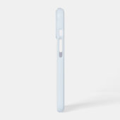 帽子とマフラーをつけた雪だるま。雪が好き iPhone 16ケース (左側面)