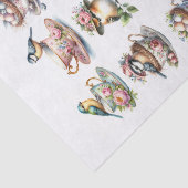 帽子と巣を持つ鳥のチャラチャラ 薄葉紙 (詳細)